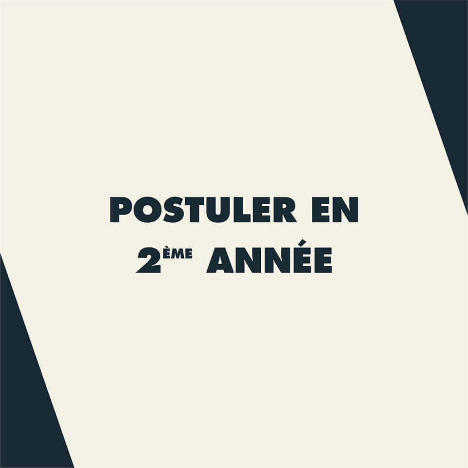 Postuler en 2ème année de Licence