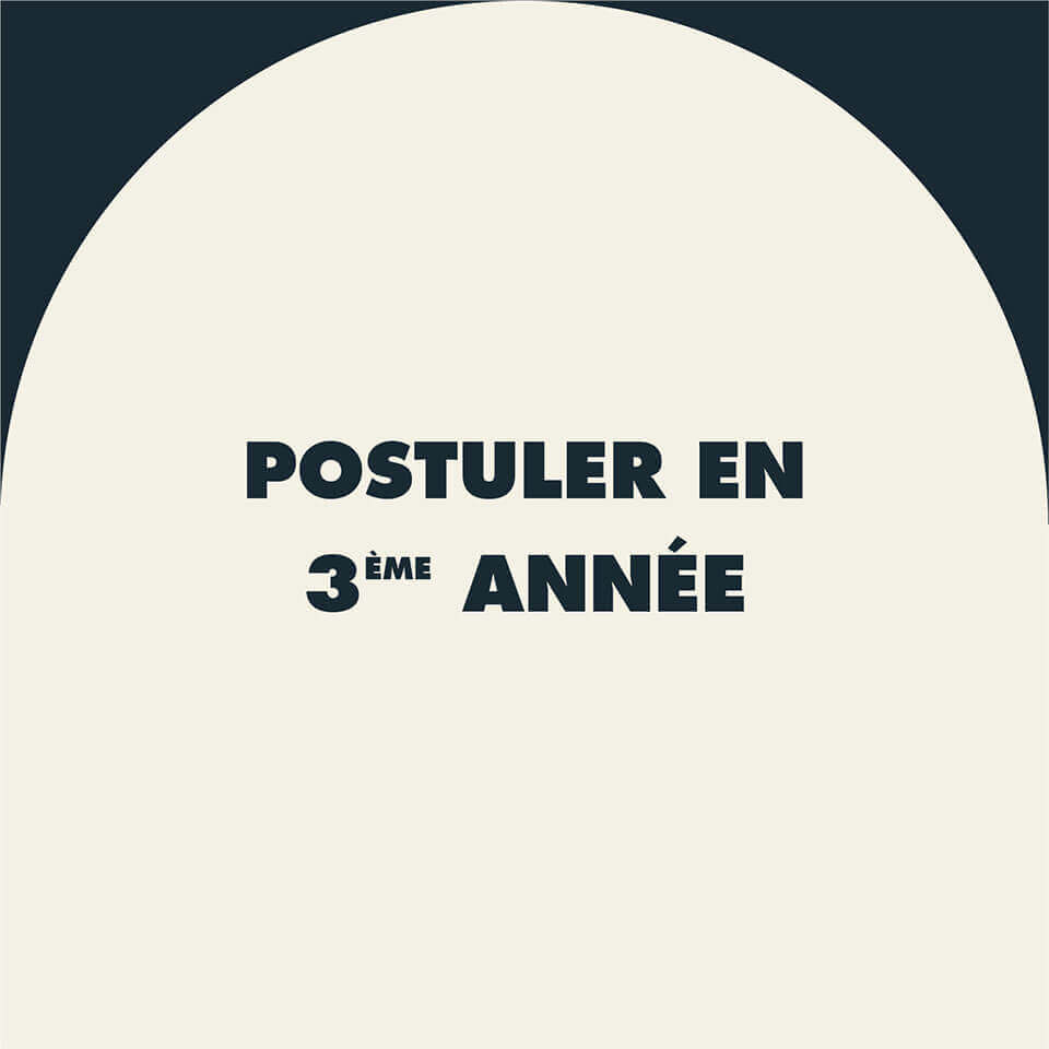 Postuler en 3ème année de Licence